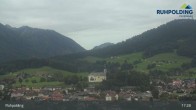 Archiv Foto Webcam Panorama Ruhpolding: Ort und Berge 16:00