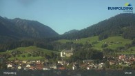 Archived image Ruhpolding - Video Webcam Village and Mountains 09:00