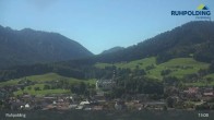Archived image Ruhpolding - Video Webcam Village and Mountains 12:00