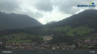 Archiv Foto Webcam Panorama Ruhpolding: Ort und Berge 12:00