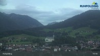 Archiv Foto Webcam Panorama Ruhpolding: Ort und Berge 20:00