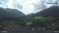 Archiv Foto Webcam Panorama Ruhpolding: Ort und Berge 12:00