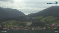 Archiv Foto Webcam Panorama Ruhpolding: Ort und Berge 14:00