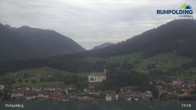 Archiv Foto Webcam Panorama Ruhpolding: Ort und Berge 18:00