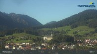 Archiv Foto Webcam Panorama Ruhpolding: Ort und Berge 08:00