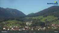 Archiv Foto Webcam Panorama Ruhpolding: Ort und Berge 09:00