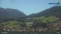 Archiv Foto Webcam Panorama Ruhpolding: Ort und Berge 10:00