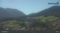 Archiv Foto Webcam Panorama Ruhpolding: Ort und Berge 12:00