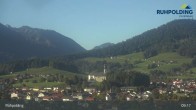 Archiv Foto Webcam Panorama Ruhpolding: Ort und Berge 08:00