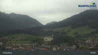 Archiv Foto Webcam Panorama Ruhpolding: Ort und Berge 08:00