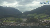 Archiv Foto Webcam Panorama Ruhpolding: Ort und Berge 14:00