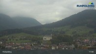 Archiv Foto Webcam Panorama Ruhpolding: Ort und Berge 16:00