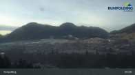 Archiv Foto Webcam Panorama Ruhpolding: Ort und Berge 08:00