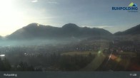 Archiv Foto Webcam Panorama Ruhpolding: Ort und Berge 10:00