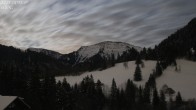 Archiv Foto Webcam Oberstaufen - Blick Hochgrat vom Biohotel Schratt 01:00