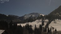 Archiv Foto Webcam Oberstaufen - Blick Hochgrat vom Biohotel Schratt 01:00