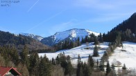 Archiv Foto Webcam Oberstaufen - Blick Hochgrat vom Biohotel Schratt 13:00