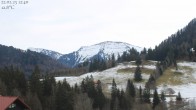 Archiv Foto Webcam Oberstaufen - Blick Hochgrat vom Biohotel Schratt 11:00