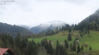 Archiv Foto Webcam Oberstaufen - Blick Hochgrat vom Biohotel Schratt 11:00