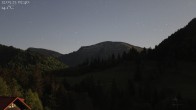 Archiv Foto Webcam Oberstaufen - Blick Hochgrat vom Biohotel Schratt 01:00
