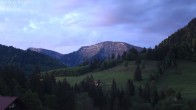 Archiv Foto Webcam Oberstaufen - Blick Hochgrat vom Biohotel Schratt 03:00