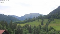 Archiv Foto Webcam Oberstaufen - Blick Hochgrat vom Biohotel Schratt 09:00