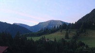 Archiv Foto Webcam Oberstaufen - Blick Hochgrat vom Biohotel Schratt 03:00
