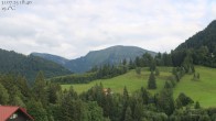 Archiv Foto Webcam Oberstaufen - Blick Hochgrat vom Biohotel Schratt 17:00