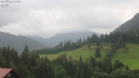 Archiv Foto Webcam Oberstaufen - Blick Hochgrat vom Biohotel Schratt 06:00
