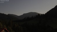 Archiv Foto Webcam Oberstaufen - Blick Hochgrat vom Biohotel Schratt 01:00