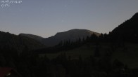 Archiv Foto Webcam Oberstaufen - Blick Hochgrat vom Biohotel Schratt 03:00