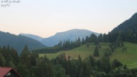 Archiv Foto Webcam Oberstaufen - Blick Hochgrat vom Biohotel Schratt 19:00