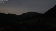 Archiv Foto Webcam Oberstaufen - Blick Hochgrat vom Biohotel Schratt 01:00