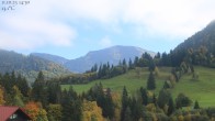 Archiv Foto Webcam Oberstaufen - Blick Hochgrat vom Biohotel Schratt 13:00