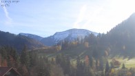 Archiv Foto Webcam Oberstaufen - Blick Hochgrat vom Biohotel Schratt 09:00
