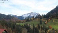 Archiv Foto Webcam Oberstaufen - Blick Hochgrat vom Biohotel Schratt 13:00
