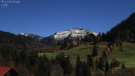 Archiv Foto Webcam Oberstaufen - Blick Hochgrat vom Biohotel Schratt 01:00