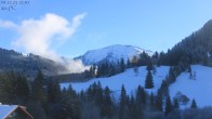 Archiv Foto Webcam Oberstaufen - Blick Hochgrat vom Biohotel Schratt 11:00