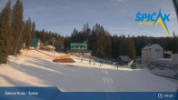 Archived image Webcam Zelezna Ruda - Base station Spicak 08:00