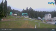 Archived image Webcam Zelezna Ruda - Base station Spicak 08:00