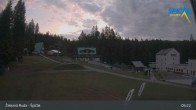 Archiv Foto Webcam Zelezna Ruda - Talstation Spicak 04:00