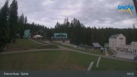 Archived image Webcam Zelezna Ruda - Base station Spicak 18:00