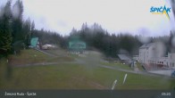 Archived image Webcam Zelezna Ruda - Base station Spicak 04:00