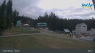Archiv Foto Webcam Zelezna Ruda - Talstation Spicak 04:00