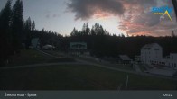 Archiv Foto Webcam Zelezna Ruda - Talstation Spicak 04:00
