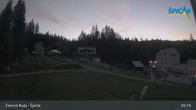 Archiv Foto Webcam Zelezna Ruda - Talstation Spicak 04:00