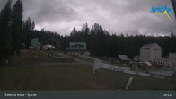 Archived image Webcam Zelezna Ruda - Base station Spicak 08:00