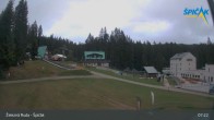 Archived image Webcam Zelezna Ruda - Base station Spicak 06:00