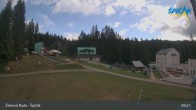 Archived image Webcam Zelezna Ruda - Base station Spicak 08:00