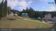 Archived image Webcam Zelezna Ruda - Base station Spicak 09:00